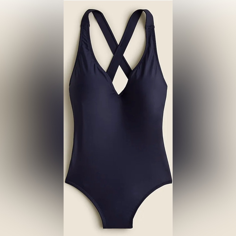 NWT, J.Crew, One Piece Bathing Suit, Black, Size 22